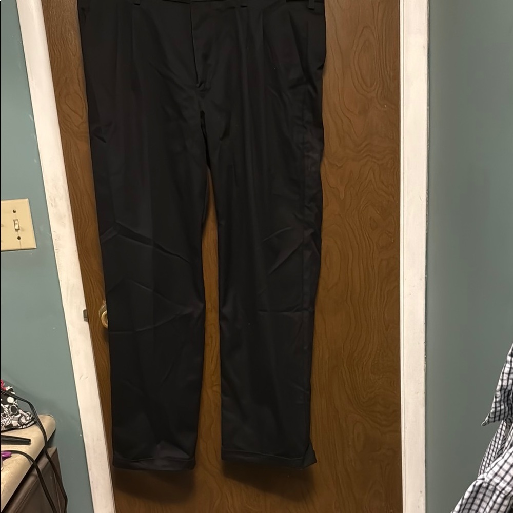 Men's George Black Pants size 38x32